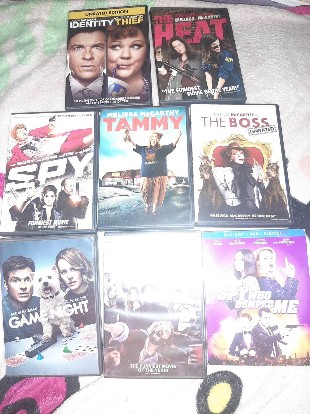 Melissa McCarthy DVD Movie Collection - Assorted Titles - White